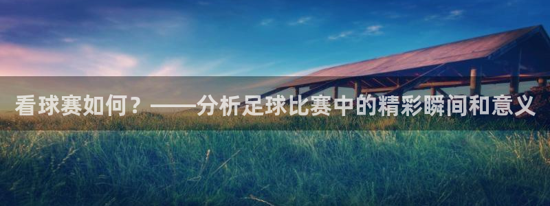 看球赛如何？——分析足球比赛中的精彩